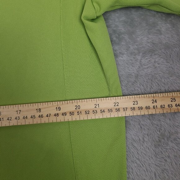 Nike Golf Men's size L Lime Green Dri-Fit Polo Shirt‎ Short Sleeve Logo - Picture 3 of 8